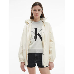 Calvin Klein dámská béžová bunda - XS (ACJ)